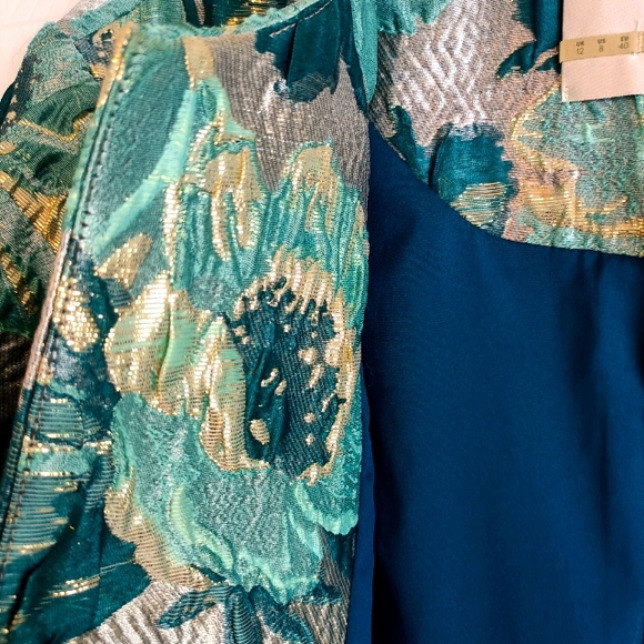 Anthropologie Seen Worn Kept Jacquard metallic jacket - Picture 6 of 7